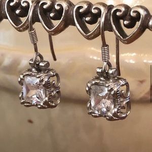 Silpada Sterling Silver CZ “Uptown” Earrings